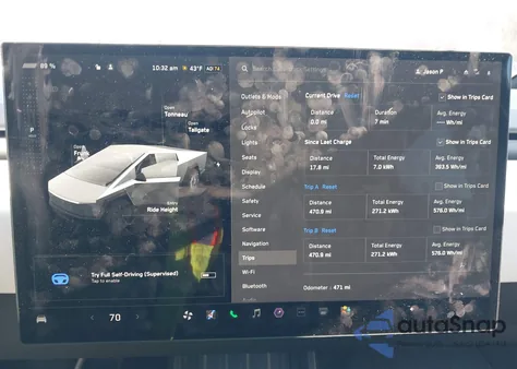 2026 Tesla Cybertruck All-Wheel Drive z USA, uszkodzony, nr VIN 7G2CEHED4TA089855